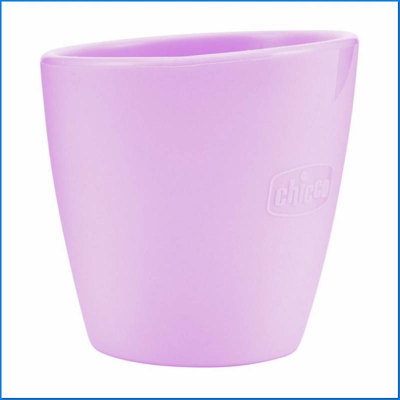 Coupe en silicone rose