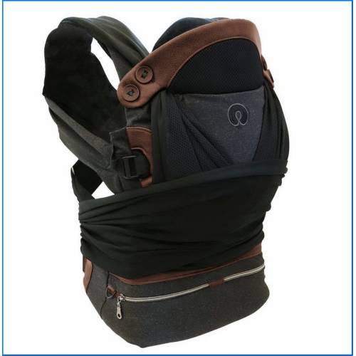Boppy Adjust Comfyfit Babytrage Holzkohle