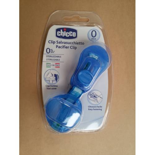 Chupete Clip Azul