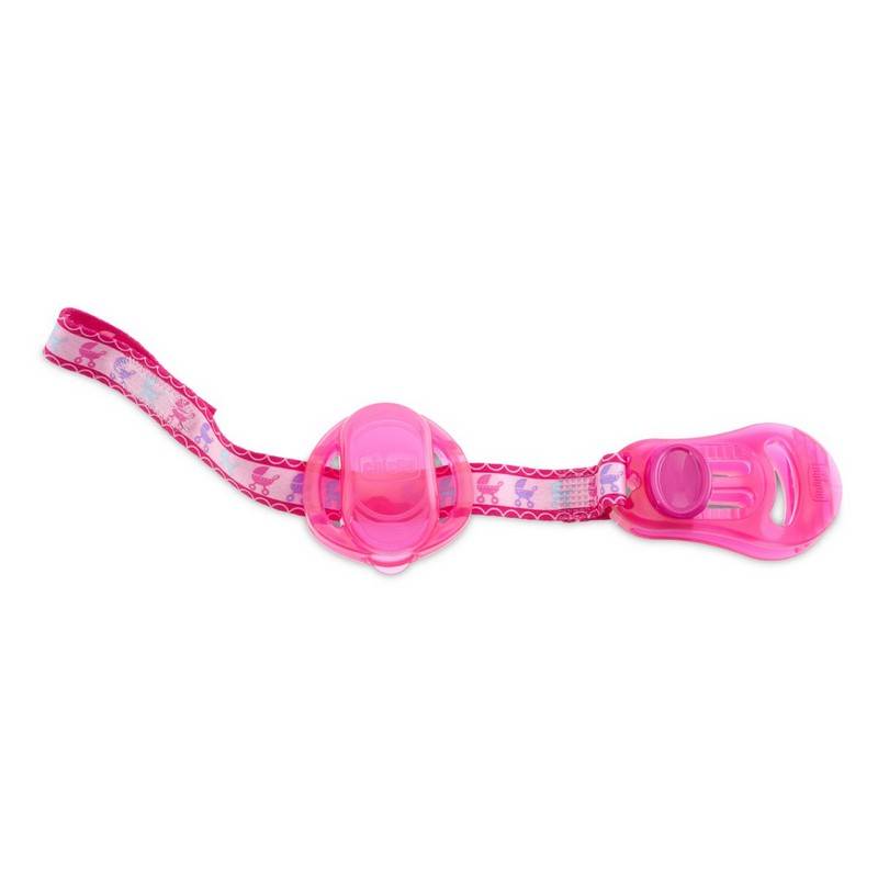 Pink Soother Clip