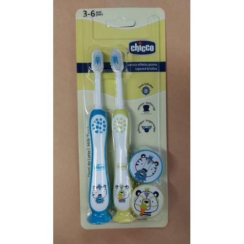 Combo de escova de dentes Tiger-Panda 3-6y