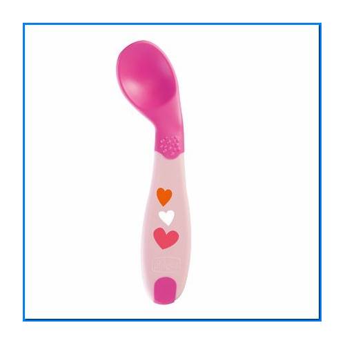Angled spoon 8m+ Pink