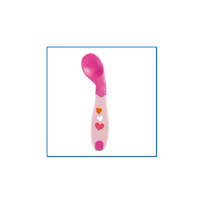 Angled spoon 8m+ Pink