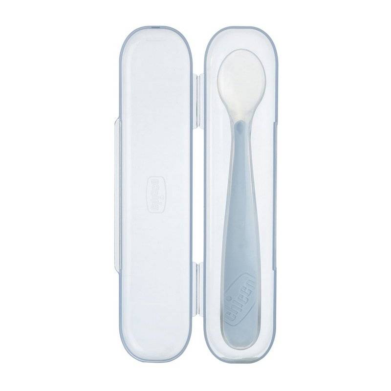 Sil Soft Spoon 6m+ Grey Case Up