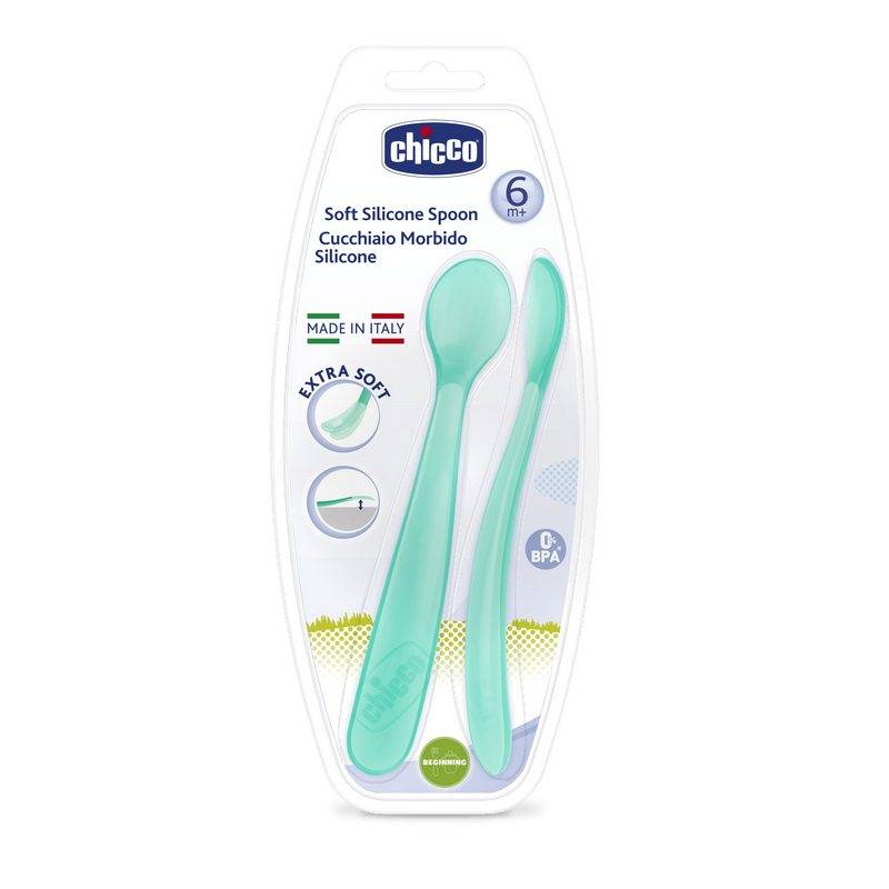 Bi-Pack Cuillère en Silicone Homme 6m+