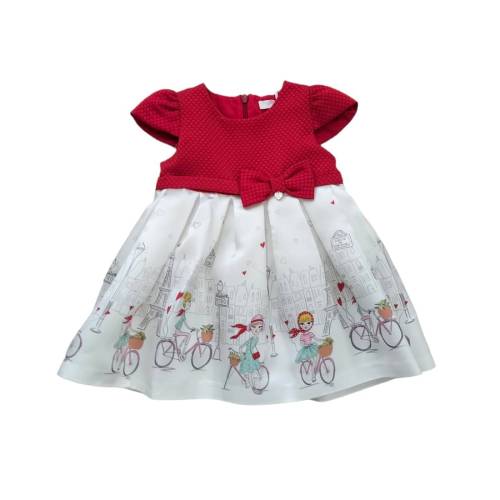 Vestido elegante para bebé menina 9 meses -  2