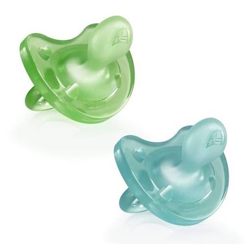 Borracha azul macia Physio 16-36m 2pcs