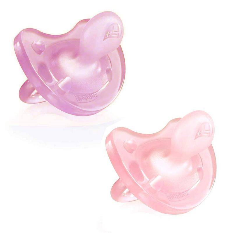 Physio Soft Pink Rubber 6-16m 2pcs