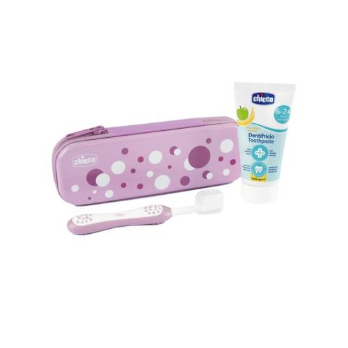 Conjunto de higiene oral 6m+ Lilás