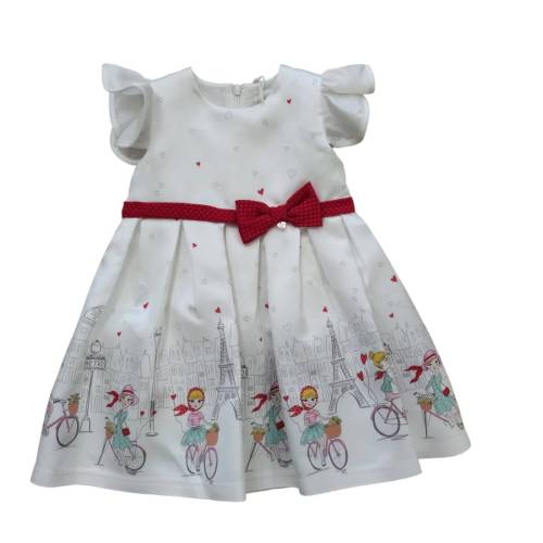 Vestido elegante para bebé 18 meses Ninnaoh -  2