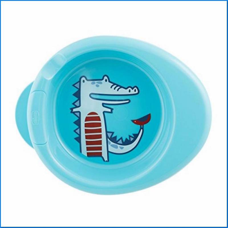 Pappacalda plate 6m+ Light Blue