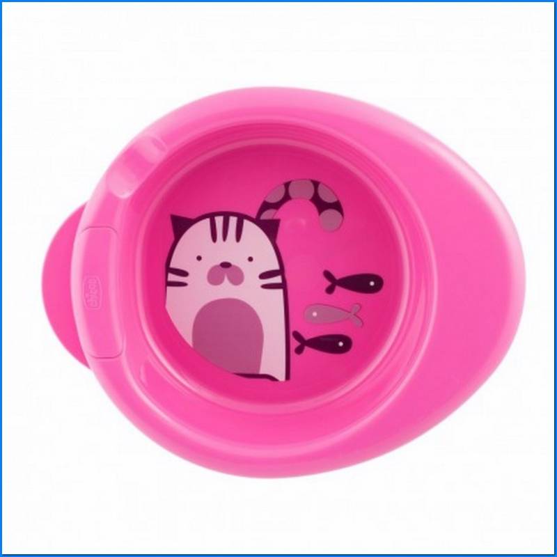Pappacalda plate 6m+ Pink