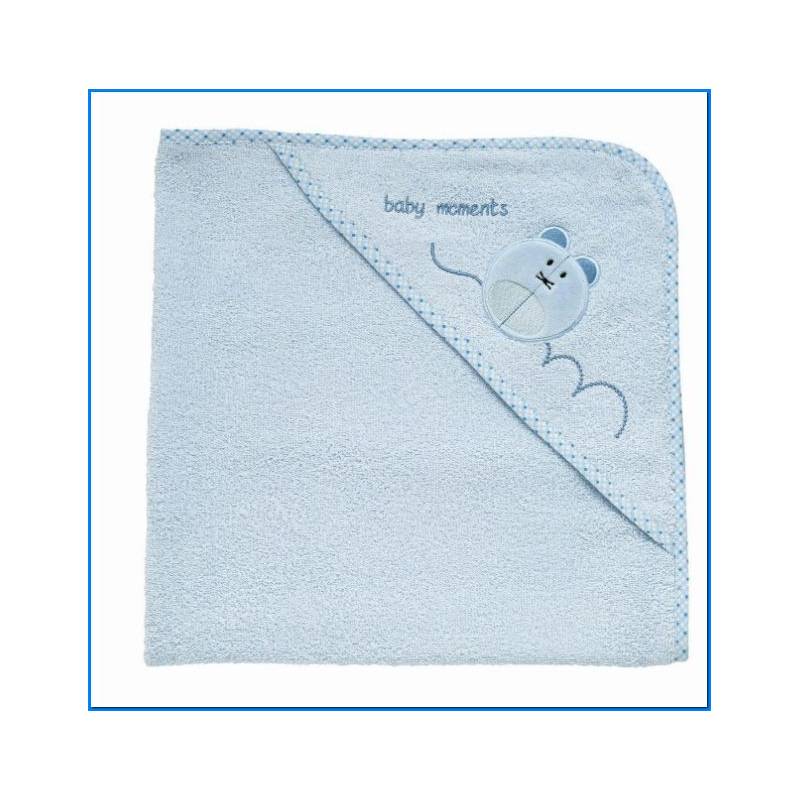 Esponja quadrada azul clara 0m+