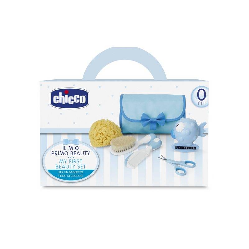 Set d'hygiène bleu clair