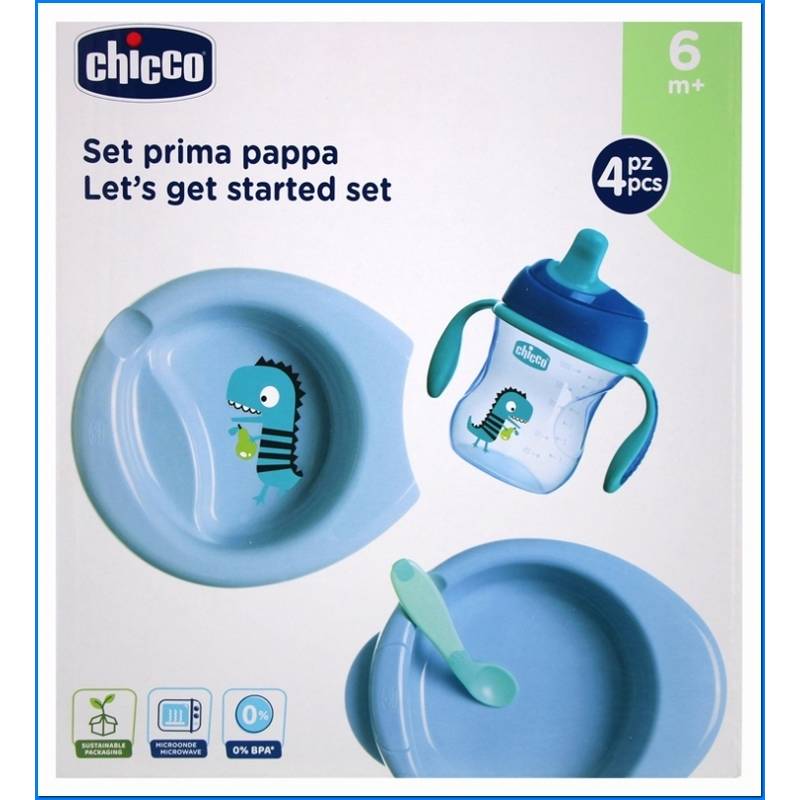 Conjunto de almoço 6m+ Azul claro