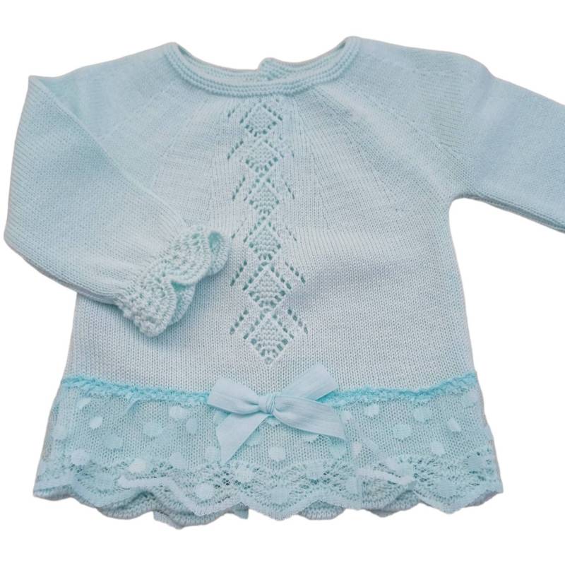 Housse pour nouveau-né en fil de coton 1 mois aqua green newborn baby clothing - 
