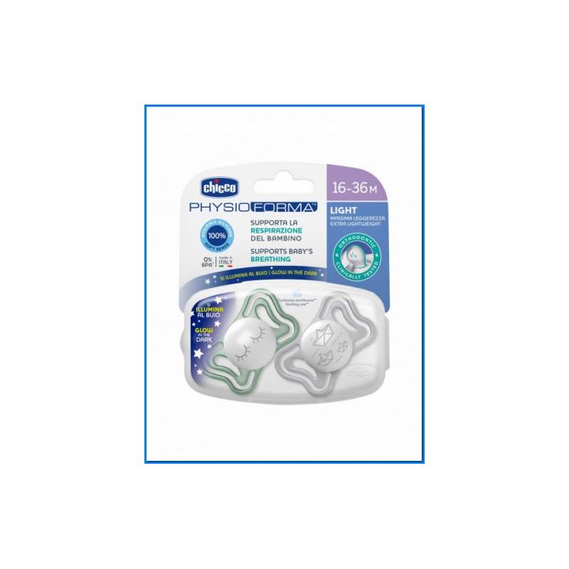 Chupeta Light Lumi Sil 16-36m 2pcs Ac