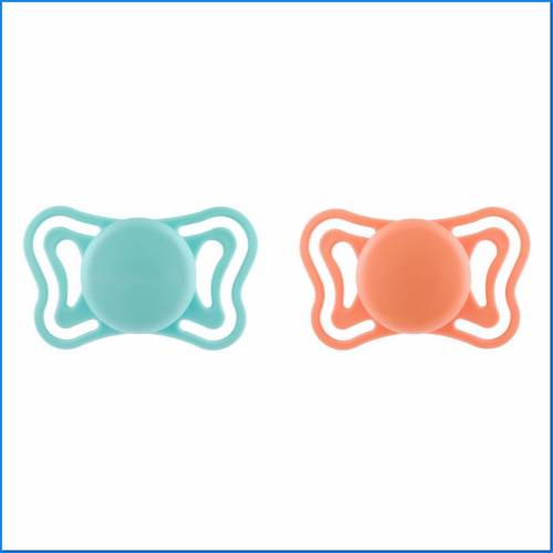 Sucette Ph.Light Solid Col 16-36m 2pcs