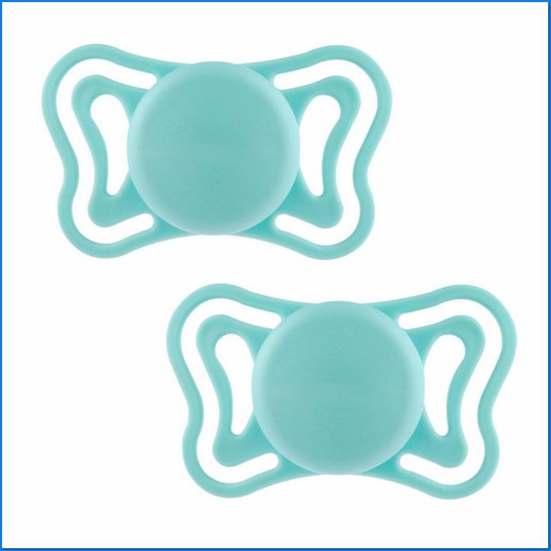 Soother Ph.Light Solid Col 6-16m 2pcs