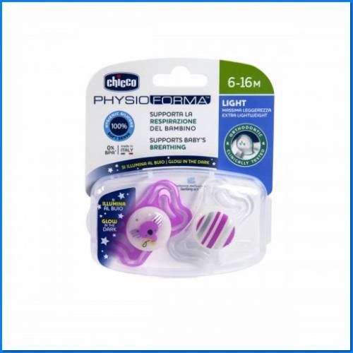 Soother Light Lumi 6-16m Sil 2