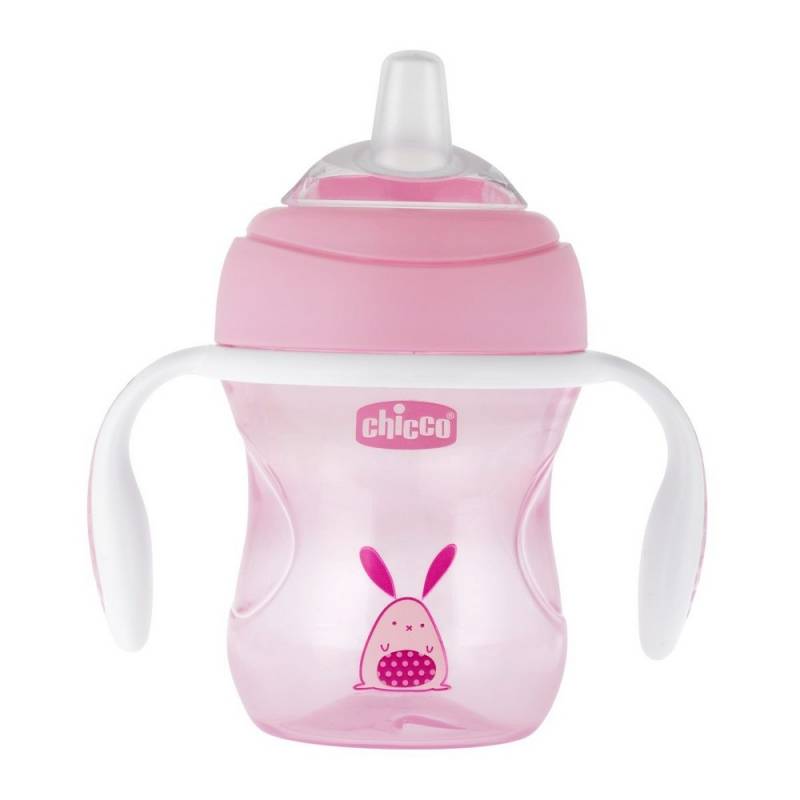 Copo de transição rosa 4m+ Pack1