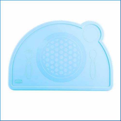 Mantel Individual Silicona Azul