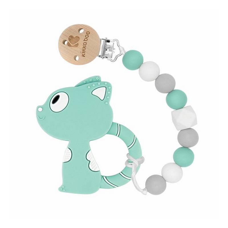 Clipe para chupeta com anel de dentição