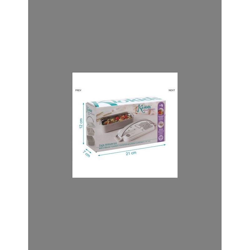 Caja Almuerzo 550ml Acciano Inossidabile