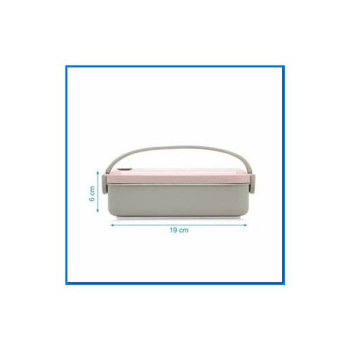 Caixa de almorceiro Acero Inox Pp Rosa 550ml