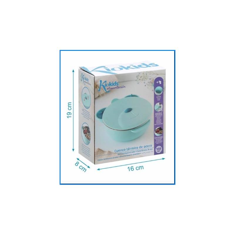 Taça térmica Inox-Pp 450ml Azul