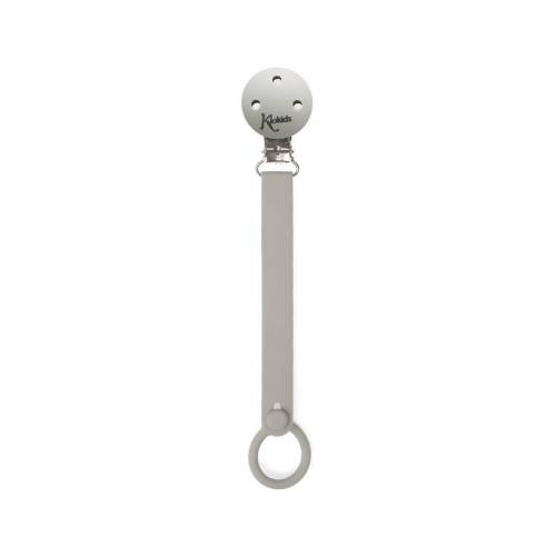 Clip de sucette Silicone Gris