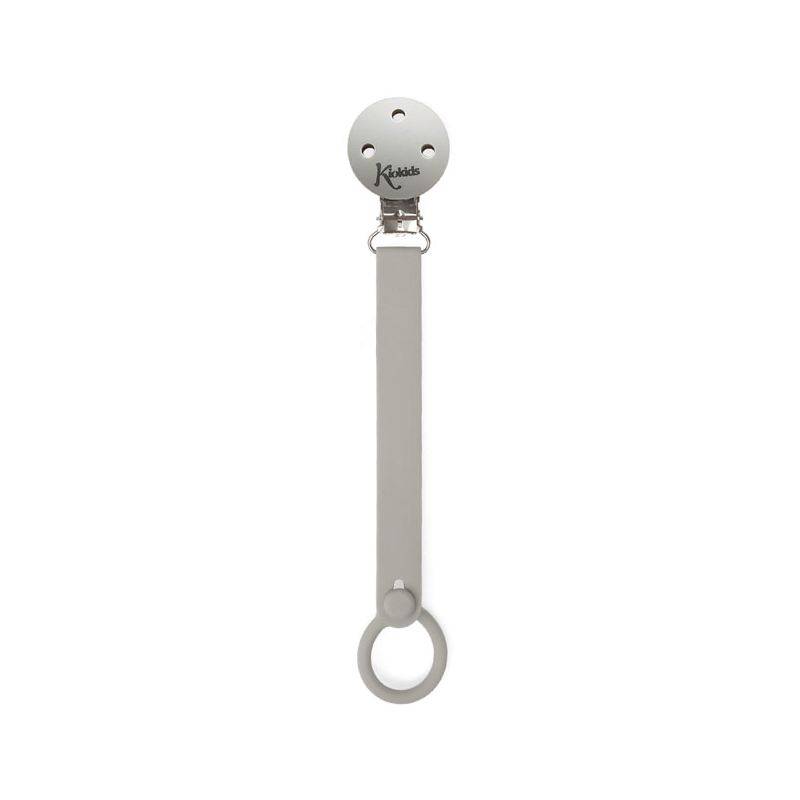 Chupete Clip Silicona Gris