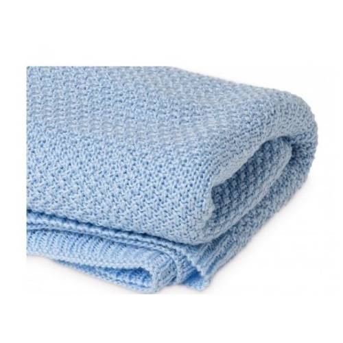 Babydecke 80x110cms Bambu Blau