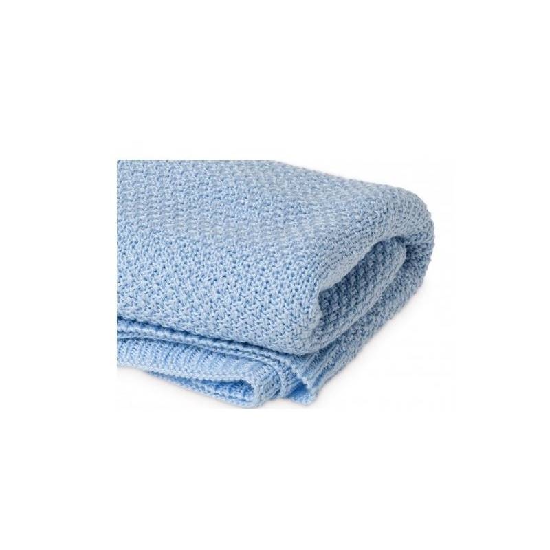 Baby Blanket 80x110cms Bambu Blue