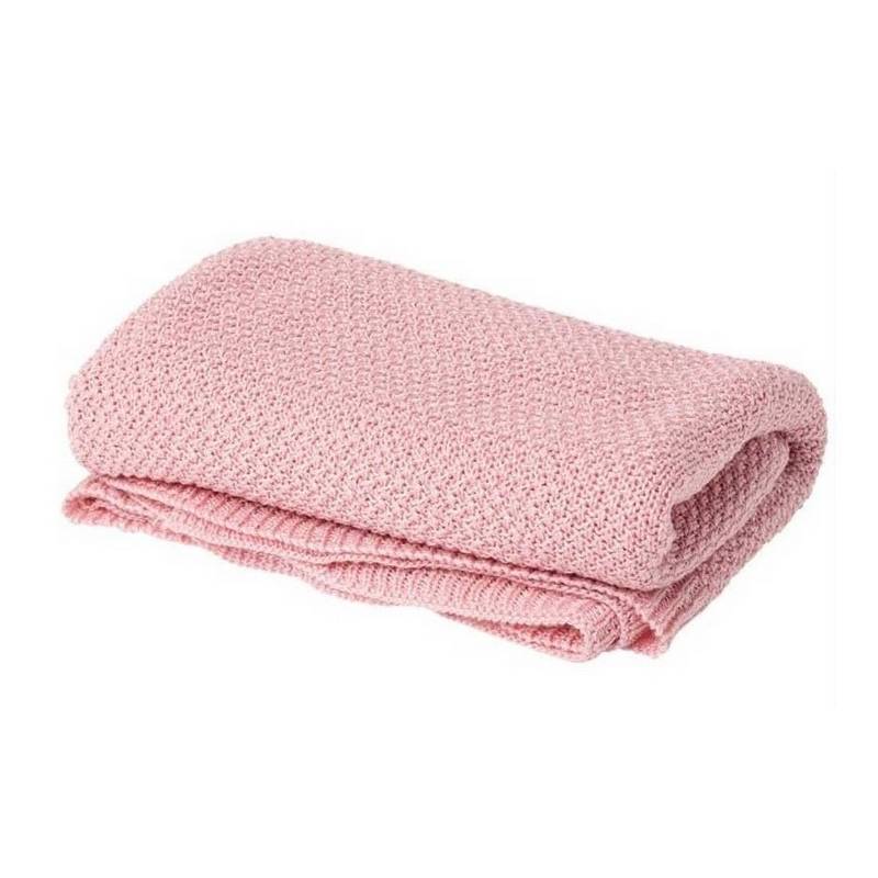 Baby Blanket 80x110cms Bambu Pink