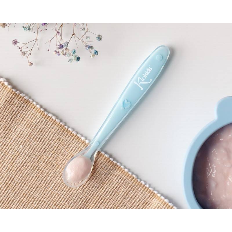 Blue Silicone Spoon