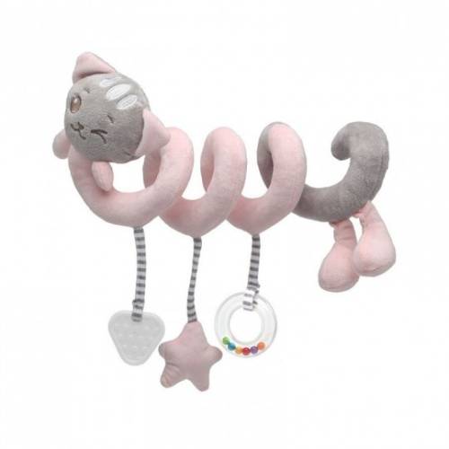 Chats 35cm Spirale Rose