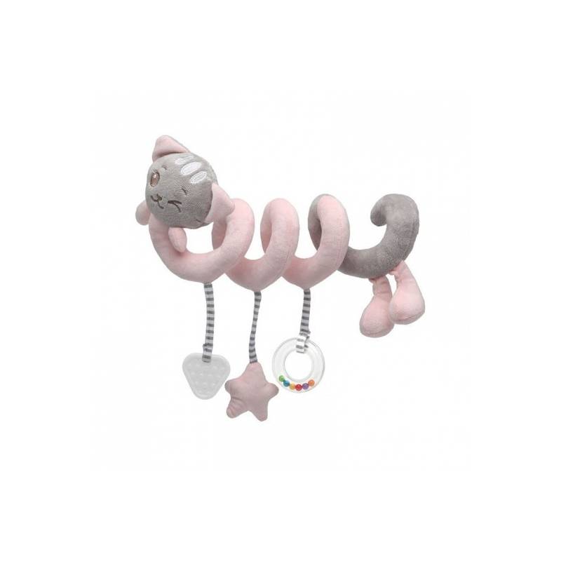 Gatos 35cm Espiral cor-de-rosa