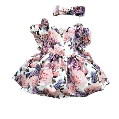 Elegantes Mädchenkleid Petit 18 Monate - 