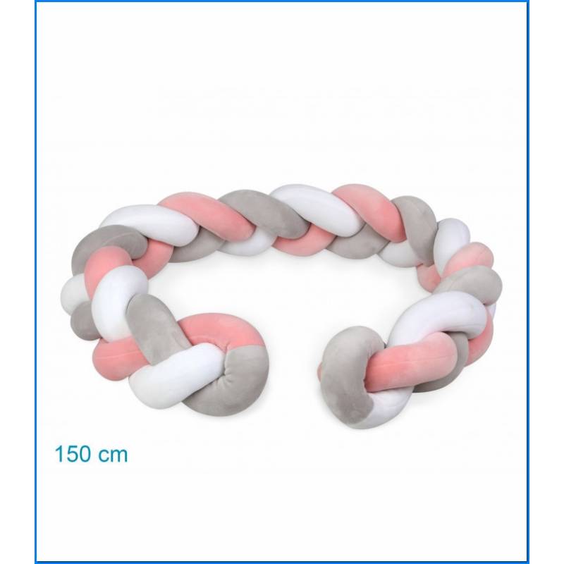 Protector de Cuna 150x14x10cm Rosa