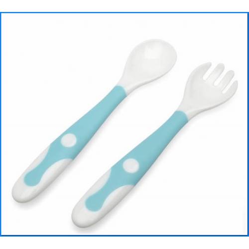 Cubiertos plegables Azul