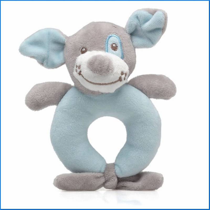 Scap. Dog 16cm Rattle Blue