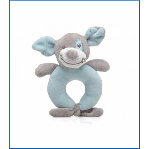 Scap. Hund 18 Cm Rassel Blau