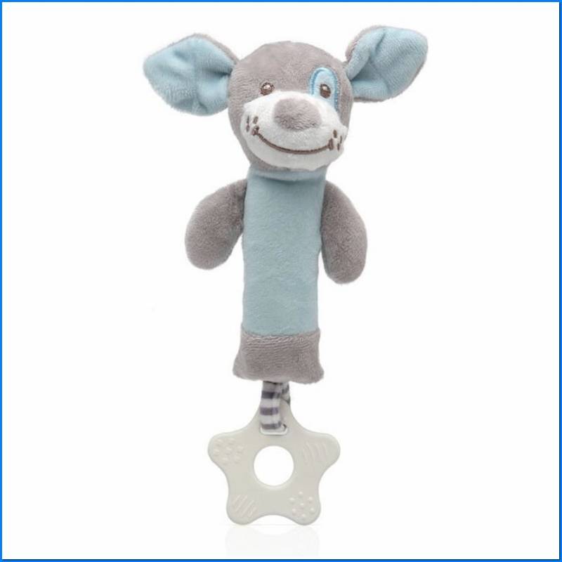 Scap. Dog 25 Cm Rattle Blue