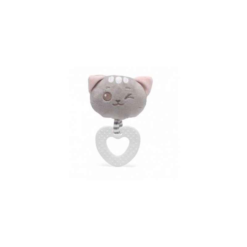 Scap. Cats 13cm Pink Teething Ring