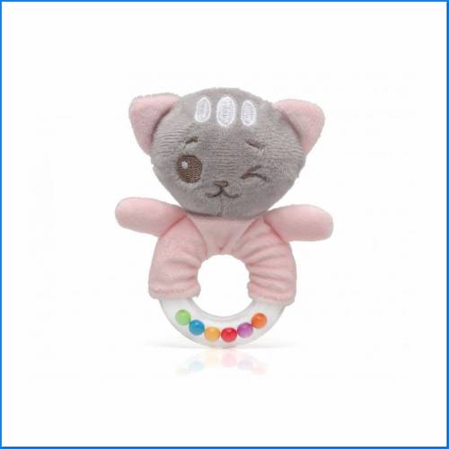 Scap. Gatos 18 Cm Sonajero Rosa