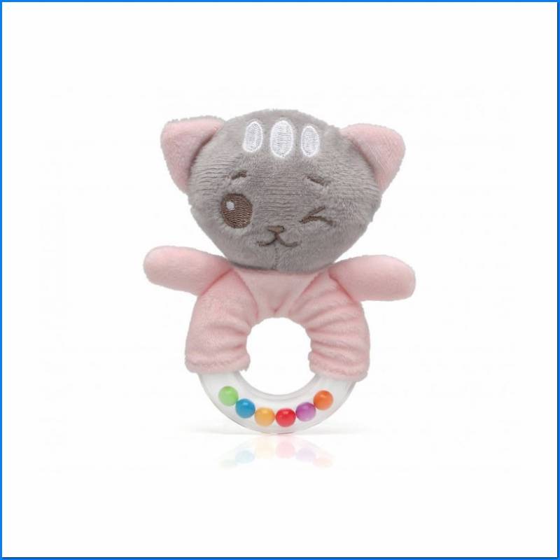 Hochet Scap. Hochet rose pour chats 18 cm