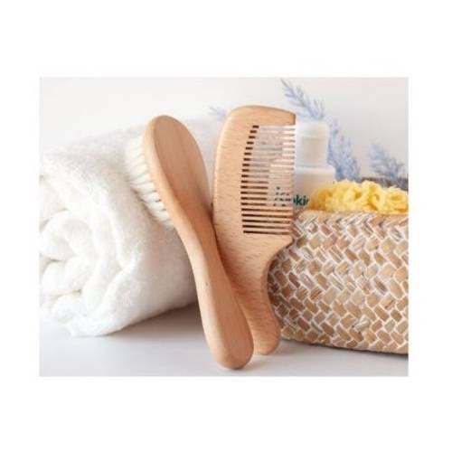 Conjunto de pentes de madeira 2u
