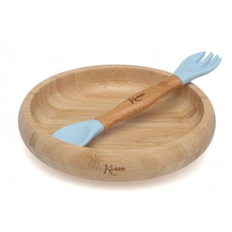 Serviço de mesa 340ml Siliconebambu Azul 2