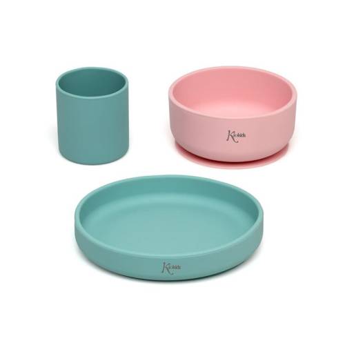 Serviço de mesa Rosa & VERDE 2 Ass. 3uds
